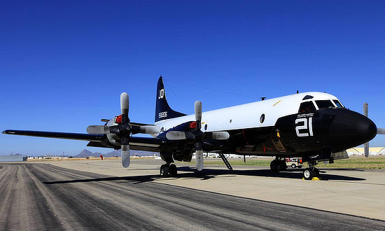 U.S. Navy P-3C Orion BU 158206 in storage at AMARG
